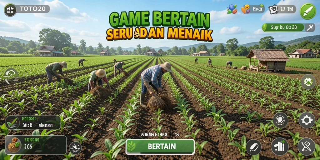 Tampilan antarmuka permainan TOTO20 yang menarik dan fungsional.