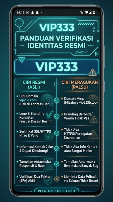 Kanal Resmi vip333 untuk Pengguna Android Indonesia